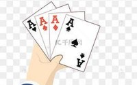 打扑克的动漫图片—打牌稳赢的图片